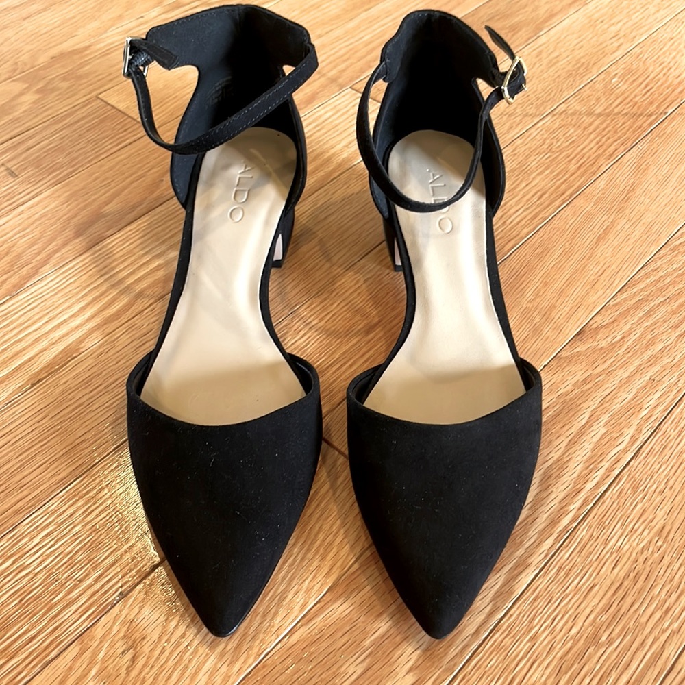 ALDO Black Suede Size 8